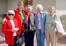Millie, Diana, Naomi (mom Schindele), Loraine, Yvonne